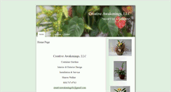 Desktop Screenshot of creativeawakeningsllc.com
